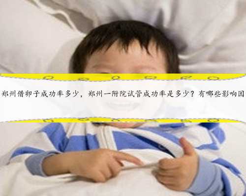 <b>47岁郑州借卵子成功率多少，郑州一附院试管成功率是多少？有哪些影响因素？</b>